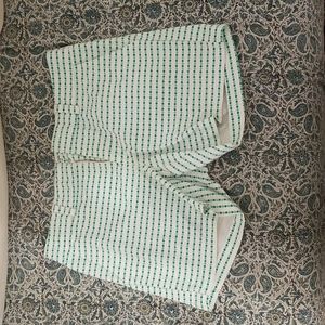 Green and white polka dot Tommy Hilfiger shorts size 2.